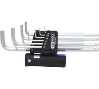 KS Tools 920.2450 6 pans intérieurs Jeu de clés mâles coudées 5/64 pouces, 3/32 pouces, 1/8 pouces, 5/32 pouces, 3/16 pouces, 1/4 pouces, 5/16 pouces, 3/8