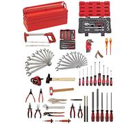 KS Tools 922.0149 - Caisse à Outils Complète - Composition d’Outils Pour la Mécanique Générale - Outillage Mécanique dans Caisse avec Coffret Douilles et Clé à Cliquet - 149 Pièces