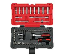 KS Tools - 922.0655 - Coffret de douilles et accessoires Ultimate 1/4-4 à 14 mm - 12 pans - 54 pièces