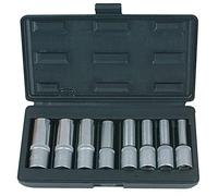Coffret de 8 douilles TORX®, L.75 mm - 1/2'' - E10 à E24 KS TOOLS - 922.1387