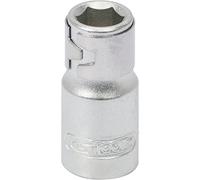 KS Tools 922.1422 - Douille porte-embouts avec anneau 1/4'' x 1/4'', 25 mm - Gamme ULTIMATE® - En Chrome Vanadium - Finition chromée satinée