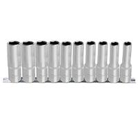 KS Tools 922.1458 Ultimate Jeu de 10 Douilles tournevis 6 pans sur rail 1/4" 4-13 mm