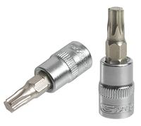 KS Tools 922.1476 - Douille tournevis TORX® 1/4'', L.37 mm - T7 - Gamme ULTIMATE® - En Chrome Vanadium - Finition chromée satinée