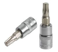 KS Tools 922.1483 - Douille tournevis TORX® 1/4'', L.37 mm - T27 - Gamme ULTIMATE® - En Chrome Vanadium - Finition chromée satinée