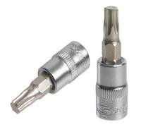 KS Tools 922.1485 Douille tournevis ULTIMATE TORX® 1/4'', L.37 mm - T40 | Douille tournevis ULTIMATE TORX® 1/4'', L.37 mm - T40, Chrome Vanadium, résistant