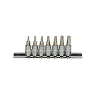 KS Tools - 922.1486 - Rail de 7 douilles tournevis Ultimate Torx - douille torx 1/4" - T10-T40