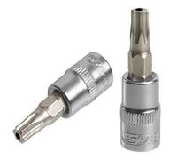 KS Tools 922.1497 - Douille tournevis TORX® percé 1/4'', L.37 mm - T30 - Gamme ULTIMATE® - En Chrome Vanadium - Finition satinée