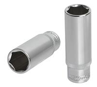 KS Tools 922.1522 - Douille longue 6 pans 1/4'' - 5/32'' - Gamme ULTIMATE® - En Chrome Vanadium - Finition chromée satinée