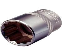 KS Tools 922.1634 - Douille 12 pans - 1/2'' - 34 mm - Gamme ULTIMATE® - Système FlankTraction - En Chrome Vanadium - Finition chromée satinée