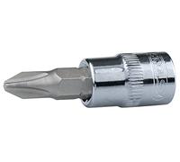 KS Tools 922.1656 - Douille tournevis PHILLIPS® 1/2'', L.55 mm - PH3 - Gamme ULTIMATE® - En Chrome Vanadium - Finition chromée satinée
