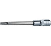 KS Tools 922.1713 - Douille tournevis 6 pans 1/2'', L.110 mm - 9 mm - Gamme ULTIMATE® - En Chrome Vanadium - Finition chromée satinée