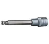 KS Tools 922.1758 - Douille tournevis 6 pans à tête sphérique 1/2'', L.110 mm - 8 mm - Version longue - Gamme ULTIMATE® - En Chrome Vanadium - Finition chromée satinée