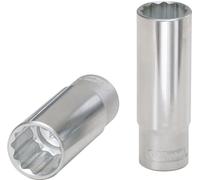 KS Tools 922.1908 Douille ULTIMATE 1/4'' 12 pans longue, 10 mm | Douille ULTIMATE 1/4'' 12 pans longue, 10 mm, Chrome Vanadium, résistant
