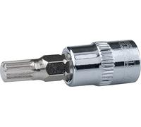KS Tools 922.3881 - Douille tournevis 3/8'' XZN®, L.50 mm - M4 - Gamme ULTIMATE® - En Chrome Vanadium - Finition chromée satinée