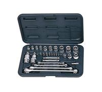 KS Tools Coffret mâle/femelle TORX® 1/4" - 3/8" - 1/2" – 31 pièces – 922.4302