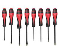 KS Tools - 922.6130 - Jeu de 8 tournevis à lame traversante - kit tournevis de 5,5 à 10 mm - outils PH1-PH2-PZ1-PZ2