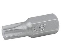 KS Tools Embout de vissage TORX® 930.2027 – T27, L 30 mm, A 10 mm, acier nickelé