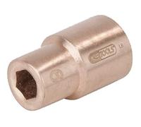 KS Tools 962.1408 - Douille 6 pans - 8mm, 25mm - Gamme BERYLLIUMplus - Antidéflagrant - En Cuivre-Beryllium