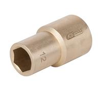 KS Tools 963.1207 - Douille 6 pans - 1/2'' - 9mm - Gamme BRONZEplus - Antidéflagrant - En Aluminium bronze