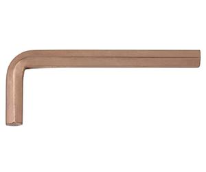 KS Tools 963.1526 - Clé mâle 6 pans - 10mm, 115mm - Gamme BRONZEplus - Antidéflagrant - Alliage Aluminium-Bronze