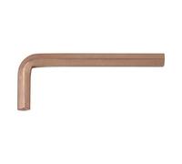 KS Tools 963.1529 - Clé mâle 6 pans - 13mm, 132mm - Gamme BRONZEplus - Antidéflagrant - Alliage Aluminium-Bronze