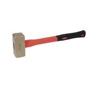 KS Tools 963.2068 - Massette - Manche tri-matière - Tête 5000g, 900mm - Gamme BRONZEplus - Antidéflagrant - Alliage Aluminium-Bronze