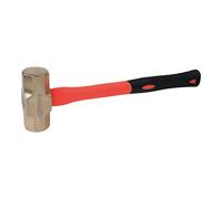 KS Tools 963.2089 - Massette octogonales - Manche tri-matière - Tête 3500g, 900mm - Gamme BRONZEplus - Antidéflagrant - Alliage Aluminium-Bronze