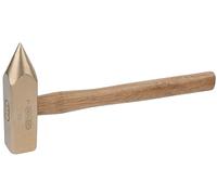 KS Tools 963.2133 - Marteau tête pointue - Manche Hickory - Tête 5000g, 900mm - Gamme BRONZEplus - Amagnétique - Antidéflagrant - Alliage Aluminium-Bronze