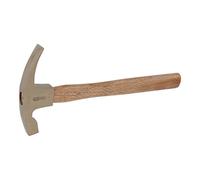 KS Tools 963.2163 - Marteau de maçon - Manche Hickory - Tête 700g, 360mm - Gamme BRONZEplus - Antidéflagrant - Alliage Aluminium-Bronze