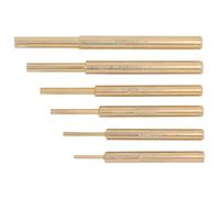 KS Tools 963.2590 - Jeu de chasses goupilles - Gamme BRONZEplus - Antidéflagrant - Alliage Aluminium-Bronze - 6 pièces