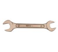 KS Tools 963.7045 - Clé à fourches - 27x30 mm, 300mm - Gamme BRONZEplus - Fourche inclinée à 15° - Antidéflagrant - Alliage Aluminium-Bronze