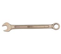 KS Tools 963.7273 - Clé mixte - 14 mm, 190mm - Gamme BRONZEplus - Fourche inclinée à 15° - Antidéflagrant - Alliage Aluminium-Bronze