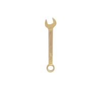 KS Tools 963.7290 - Clé mixte - 32 mm, 300mm - Gamme BRONZEplus - Fourche inclinée à 15° - Antidéflagrant - Alliage Aluminium-Bronze