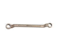 KS Tools 963.7435 - Clé polygonale contre-coudée - 75x80 mm, 800mm - Gamme BRONZEplus - Oeil coudé à 75° - Antidéflagrant - Alliage Aluminium-Bronze