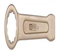 KS Tools 963.7728 - Clé à œillet à frapper 12 pans - 27mm, 190mm - Gamme BRONZEplus - Antidéflagrant - Alliage Aluminium-Bronze