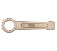 KS Tools 963.7730 - Clé à œillet à frapper 12 pans - 29mm, 190mm - Gamme BRONZEplus - Antidéflagrant - Alliage Aluminium-Bronze
