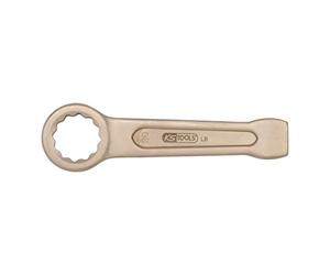 KS Tools 963.7761 - Clé à œillet à frapper 12 pans - 85mm, 365mm - Gamme BRONZEplus - Antidéflagrant - Alliage Aluminium-Bronze