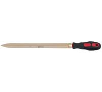 KS Tools 963.9532 - Grattoir triangulaire - 365mm - Gamme BRONZEplus - Antidéflagrant - Alliage Aluminium-Bronze