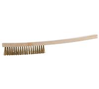 KS Tools 963.9583 - Brosse métallique - 5 rangées, 350mm - Gamme BRONZEplus - Antidéflagrant - Alliage Aluminium-Bronze