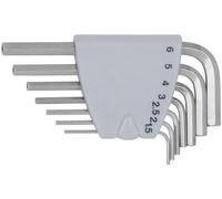 KS Tools 964.0315 6 pans intérieurs Jeu de clés mâles coudées 1.5 mm, 2 mm, 2.5 mm, 3 mm, 4 mm, 5 mm, 6 mm 7 pièces