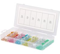 KS Tools Assortiment mini-fusibles plats pour voiture 970.0280 5-30 A, 120 pièces