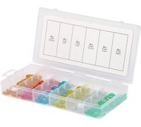 KS Tools Assortiment mini-fusibles plats pour voiture 970.0280 5-30 A, 120 pièces