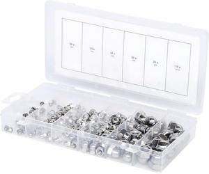 KS Tools 970.0460 Assortiment d'écrous borgnes en inox, 150 pcs | Assortiment d'écrous borgnes en inox x150