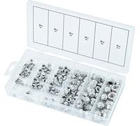 KS TOOLS 970.0460 Assortiment d'écrous borgnes en inox, 150 pcs, Gris
