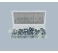 KS TOOLS Assortiment d'écrous autoblocants UNC, 100 pcs
