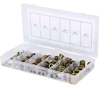 KS Tools Assortiment de rivets filetés acier 970.0610 – M3x9 à M10x21 – 150 pièces