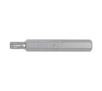 KS Tools 975.2155 - Embout de Vissage TORX® percé, L.75 mm - A 10 mm - T55 - En Acier Nickelé