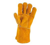 KS TOOLS - 985.7035 - Gants de soudage courts en cuir, L - EN 388 - EN 407