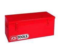 KS Tools 999.0170 - Coffre de chantier sans plateau - 800 x 350 x 350 mmFermeture métallique - Cadenassable - Poignées renforcées - Plateau amovible inclus