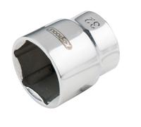 KS TOOLS ACIER INOXYDABLE Douille hexagonale 3/4" 17 mm - 964.3417
